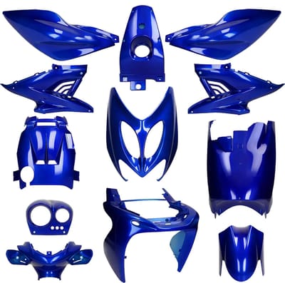 Kappenset MBK Nitro, Yamaha Aerox Candy blauw