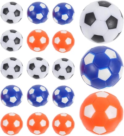 Tafelvoetbal ballen - Reserve ballen - Familie entertainment - Verbeterde grip - 18 stuks - Diverse kleuren