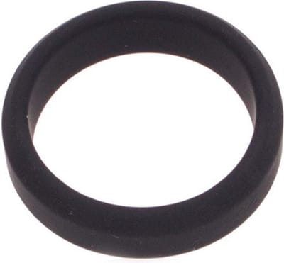 Kiotos - Cockring Siliconen - Zwart 45 mm