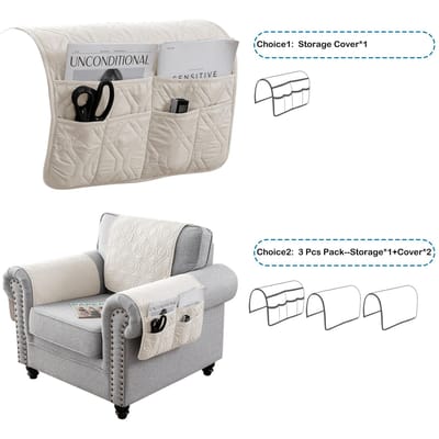 100% Waterdichte Gewatteerde Bankleuningbeschermers Huisdiermat Opbergzak Slipcovers Verwijderbare Stretch Meubel Arm Bankbeschermer 1pc Storage Cover