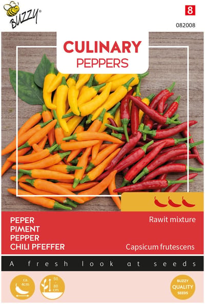 Buzzy Seeds Culinary Peppers Rawit Mix - Buzzy Culinary Peppers Rawit Mix