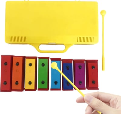 Muziek Speelgoed - Slagwerk Instrument - Muziek Leren - Diatonische Resonatoren - 27.5 x 13.5 x 4.5 cm