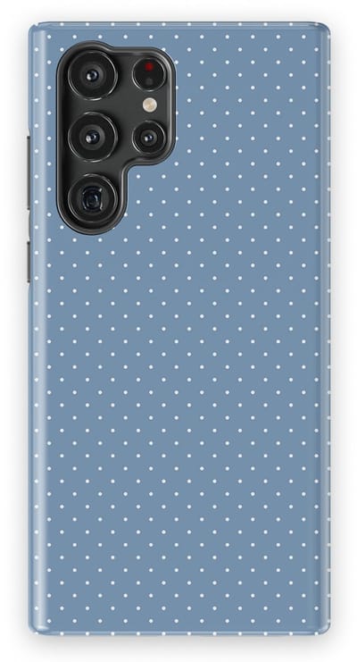 Micro Dots Tough Hoesje Samsung Galaxy S22 Ultra | Geschikt Voor Mag | Stippen Motief Backcover Samsung Galaxy S22 Ultra Sky Spark