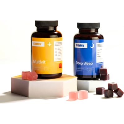 GIMMY Feel Good Bundle - Supplementen voor je algemene gezondheid en nachtrust - Vegan, suikervrij & natuurlijk - Ontwikkeld door apothekers - 120 gummies