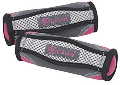 Handgewichten voor Wandelen en Hardlopen - Zachte Halters met Polsband - Set van 2 x 0,5 kg - Paars