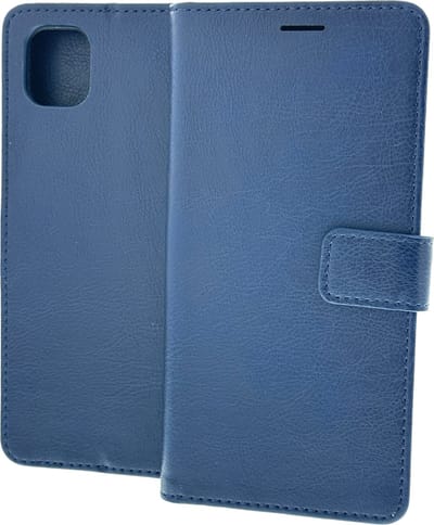Bookcase Donkerblauw Geschikt voor Samsung Galaxy A04 - portemonnee hoesje - ZT Accessoires