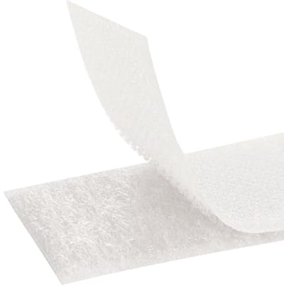 Klittenbandsluiting Wit 50mm x 0,5m - Extra Sterke en Resistente Haak en Lus voor Kleding en Knutselen
