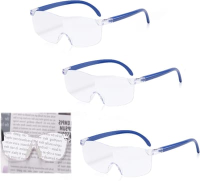 Set van 3 Mannen Lezen Brillen met Anti-Blauw Licht, Vergrotende Glazen voor Precisiewerk, Handwerken en Reparaties