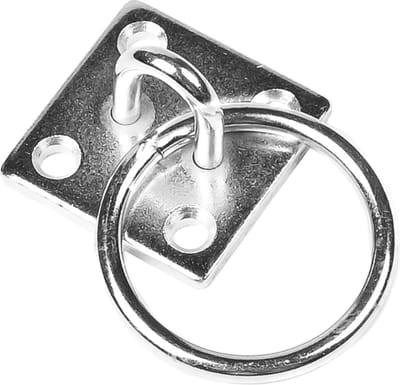 Benson Oogplaat met ring - ijzer - verzinkt - 50 x 50 mm