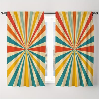 2-delige Vintage Bloemen Vlinder Print Gordijnen Tunnelzakontwerp Voor Woonkamer Slaapkamer Huisdecoratie Machinewasbare Gordijnen 100W130H(CM)40x51in&Grommet Top