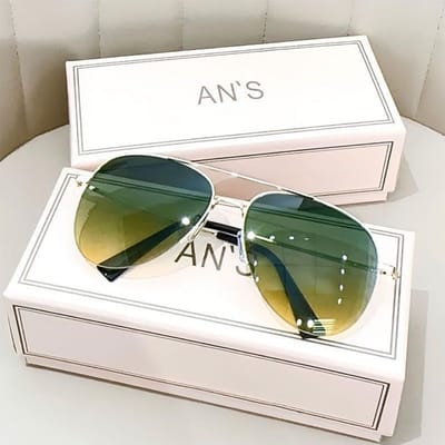 Lunettes de Soleil Dégradées Mode pour Messieurs Grande Monture Style Pilote Lunettes de Soleil Design Anti-reflet Lunette De Soleil Homme