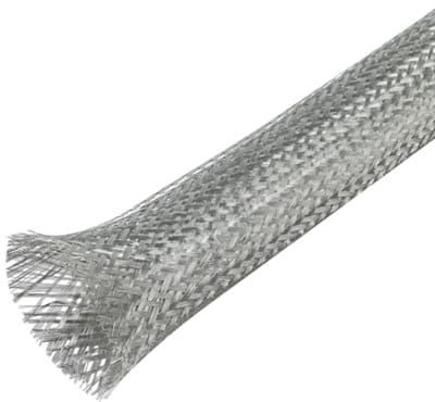 ESD Preventie Koper Metalen Vlecht Grond Kabel Mouw voor Automobiel en Motor Aarding - 7/16 Inch ID (11/16 Inch - 2,4 m)