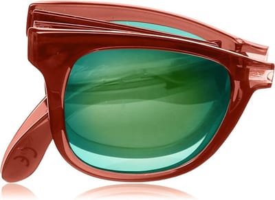 Vans - Unisex - Foldable Spicoli Shade Zonnebril - Bruin/Transparant
