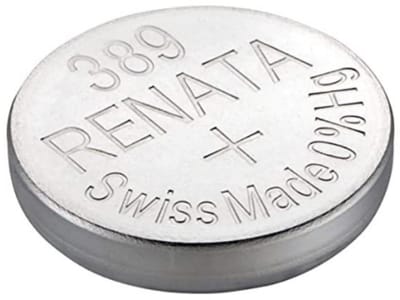 Renata 389 SR1130W zilveroxide knoopcel horlogebatterij 2 (twee) stuks