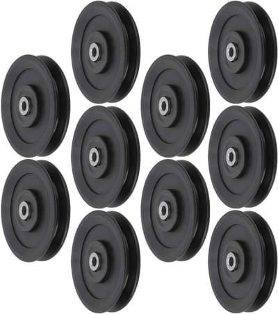 10 stuks 115mm Nylon Fitness Katrollen voor Thuis Gym, Oefening en Krachttraining Accessoires