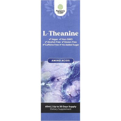 Nature's Craft, l-theanine, alcohol-free, 60ml