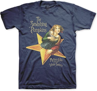 Smashing Pumpkins - Mellon Collie Heren T-shirt - XL - Blauw