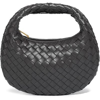 Handgedragen Geweven Tas, Trendy Ketting, Schoudertas Crossbodytas, Frisse en Veelzijdige Handtas gray
