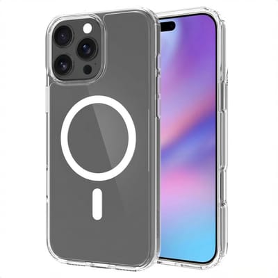 Accezz Hoesje - Geschikt voor Apple iPhone 17 Pro Max - Xtreme Impact Backcover geschikt voor MagSafe - Transparant