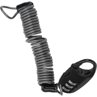 Fietshelm Kabel Lock Draagbaar Universeel Anti Diefstal Wachtwoord Lock voor Motorfiets FietsZwart gray