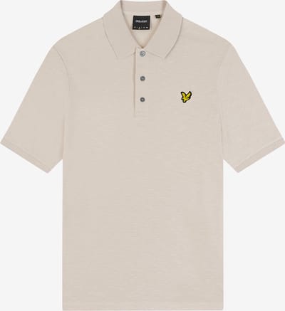 Lyle & Scott Heren Slub Polo Shirt in Beige