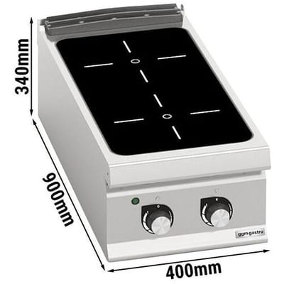 GGM Gastro Infrarotherd - 8 kW - 2 Kochfelder