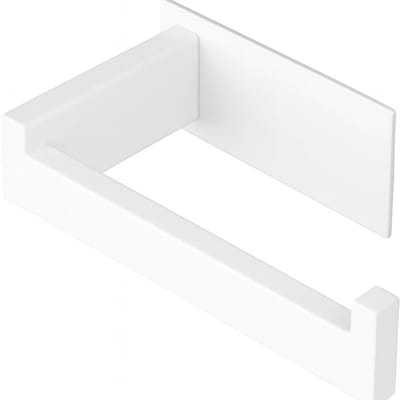 BOTC WC Rolhouder - Toiletrolhouder - Zelfklevend Toiletrolhouder - Bevestigen zonder Boren - RVS - Wit