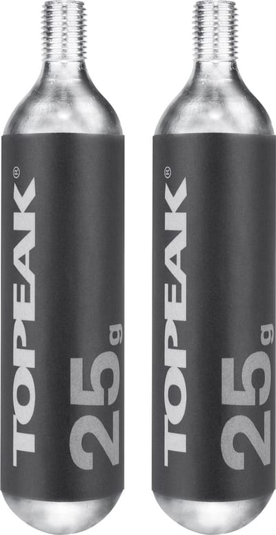 Topeak Threaded Co2 Patroon 25g 2 Eenheden Transparant