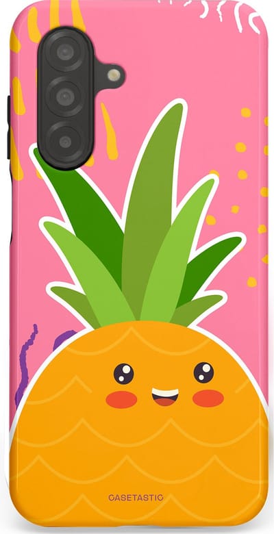 Casetastic Hoesje Geschikt voor Samsung A26 - Stijlvolle Beschermende Duo-layer Case - Zoete Ananasdroom