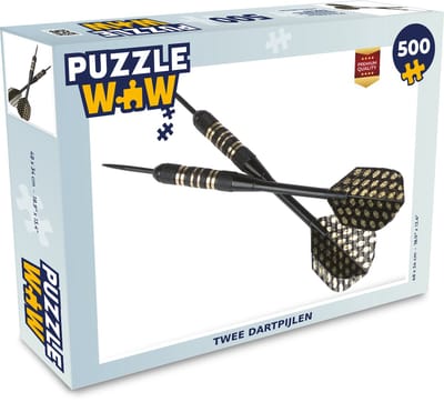 Puzzel Twee dartpijlen - Legpuzzel - Puzzel 500 stukjes