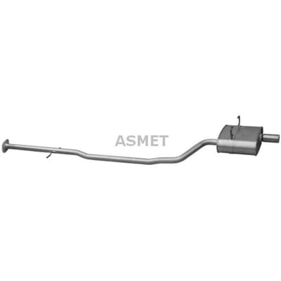 Geluiddemper achter ASMET 12.019