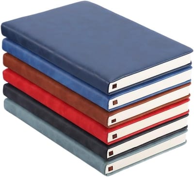 Zakelijk Notitieboekje - Notitieblok Agenda - Kantoor School - 6-Pack Voordeel - A5 Formaat