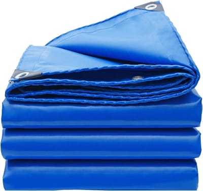 Waterdicht Zeildoek - Tentzeil Grondzeil - Buiten Beschermen - Verdikt PVC Materiaal - 1.5 x 3 m - Grijs