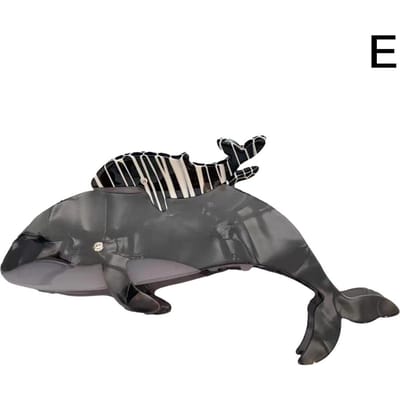 Nieuw Ontwerp Cartoon Marine Haarklemmen Schattige Blauwe Walvis Acetaat Haarklauw Haar Tiara Accessoires Vintage Sieraden Cadeaus