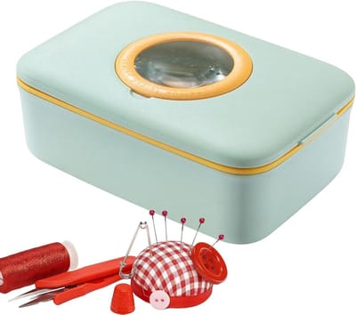 Reis Naaiset - Naaiaccessoires Set - Snelle Reparaties - Compact Opbergdoos - 18.4 x 12.8 x 7.9 cm