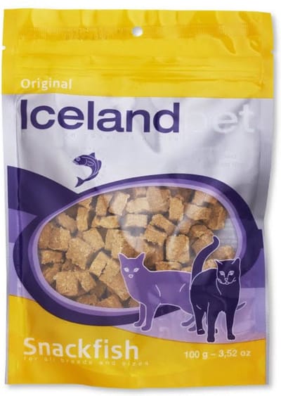 Icelandpet Cat Original Snackfish - Kattensnack - 100 g