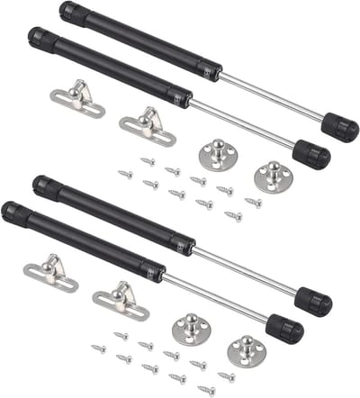 4 Stuks Gasveren 200N Universele Gasdrukdempers voor Meubels, Keukenkastdeuren en Kasten