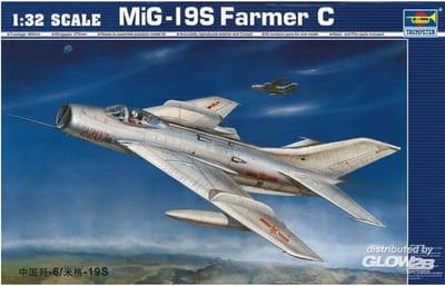 Trumpeter 02207 MiG‑19S Farmer C – Gedetailleerde 1:32 schaal modelbouwkit van de MiG-19S “Farmer C” straaljager