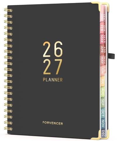 Planner 2026-2027 – 18 maanden, wekelijkse en maandelijkse kalender, januari 2026-juni 2027, 8,5" x 11"