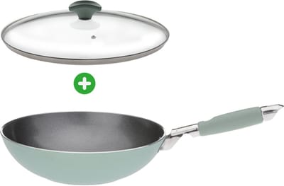 Primecook - Kleine wok met deksel - Ø 24 cm - PFAS-vrij - inductie - veilige en slijtvaste antiaanbaklaag