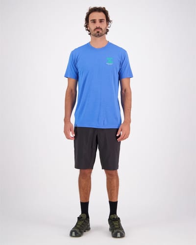 Mons Royale Icon T-Shirt Merino Pop Blue XL