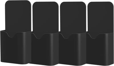 Magnetische Markerhouder voor Drooguitwisbare Stiften - 4 Stuks, Ideaal voor Koelkast, Whiteboard en Kantoororganisatie