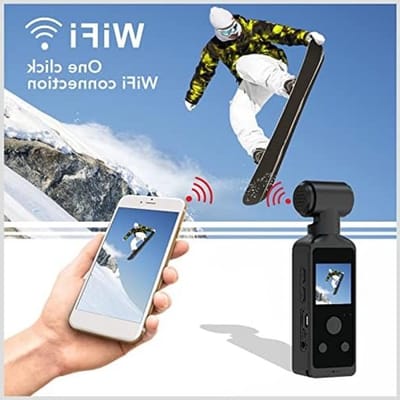 16MP Actiecamera met 30FPS, WiFi, Anti-Vibratie, Duikcamera met 1.3 Inch HD LCD, Microfoon en 30M Waterdichte Behuizing voor Avontuurlijke Opnamen