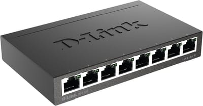 8-Poorts Gigabit Switch Desktop Metal - 10/100/1000Mbit/s Netwerk Switch