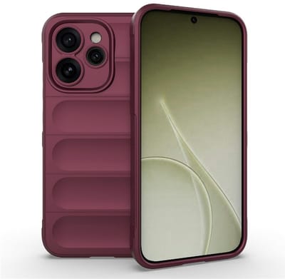 Coverup Hoesje - Geschikt voor OPPO Reno15 Pro Hoesje - Coverup Hands-On Rugged Back Cover - Bordeaux