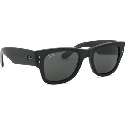 Ray-Ban Mega Wayfarer RB0840S 1406B1 - Transparant Black - Dark Grey - Maat 51