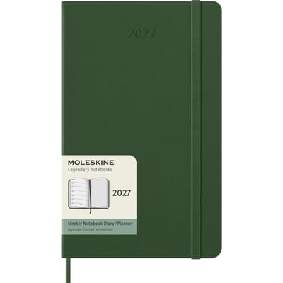 Moleskine 12 Maanden Agenda - 2027 - Wekelijks - Large - Harde Kaft - Mirthe Groen