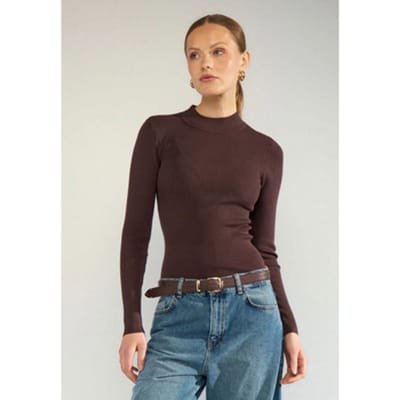 Trui Nümph Nubia LS Pullover Noos 5698 Black Coffee