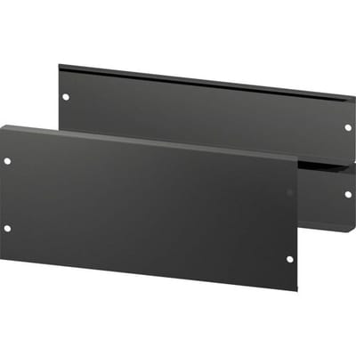 Rittal 2830062 AX sokkel, voor/achter, H: 200 mm, voor B: 600 mm Lenskap Plaatstaal Zwart (RAL 9005) 2 stuk(s)