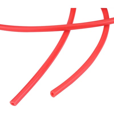 Tuyau d'aspiration en silicone universel pour voiture, 4 mm, 5 mètres, rouge rouge